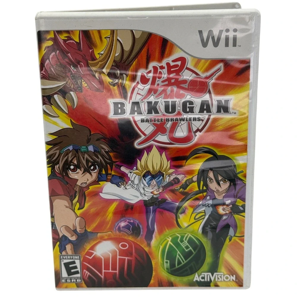 Bakugan Battle Brawlers Nintendo Wii Activision 2009 Game Disc and Case